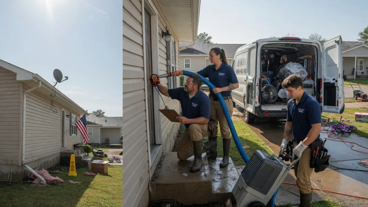 Ceiling Water Damage Restoration in Ogema, WI near me